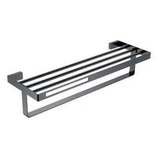 Полка для полотенец Boheme Q 10947-SGM оружейная сталь